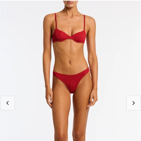 triangl swimwear Other - Triangl Swimwear Red Bikini Set